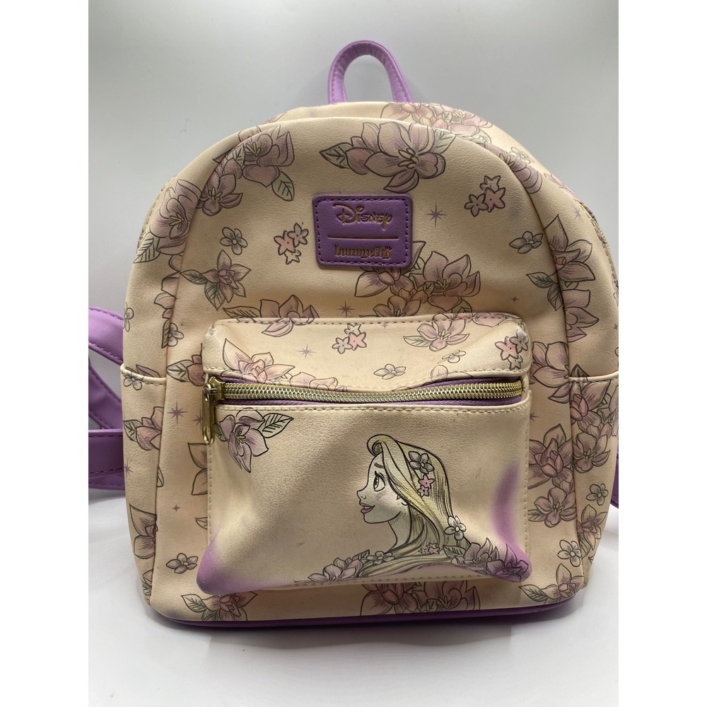 Loungefly Disney Princess Rapunzel Floral‎ Mini Backpack